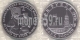 РОССИЯ - 3 рубля 1995 года "ВСТРЕЧА НА ЭЛЬБЕ. ОСВОБОЖДЕНИЕ ЕВРОПЫ ОТ ФАШИЗМА"